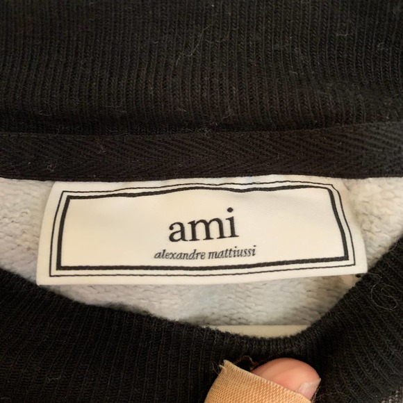 AMI Allover Print Floral Crewneck Sweatshirt - Picture 4 of 9